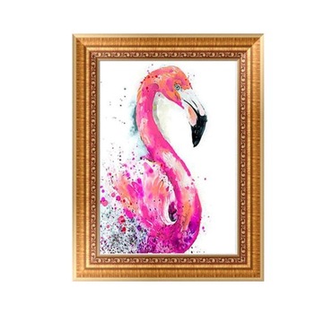 ZESTAW HAFTU DIAMENTOWEGO FLAMINGO RĘCZNA ROBOTA DEKORACJA