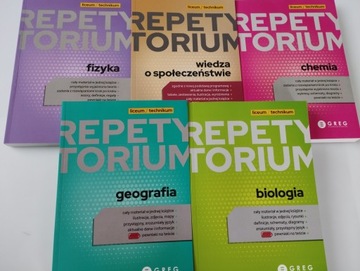 REPETYTORIA LICEUM TECHNIKUM x5 WOS Biologia Chemia Fizyka Geografia Matura