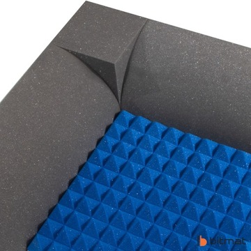 Акустический пенопласт Звукоизоляционный коврик Пирамида васильковые панели для потолка