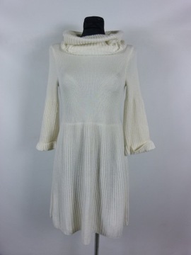 Armani Exchange swetrowa sukienka z golfem / M