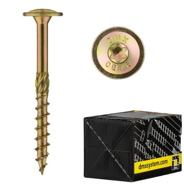 Wkręty ciesielskie podkładkowe TORX 8x80 /50szt.