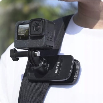 Uchwyt Zacisk do Plecaka Magnes do GoPro Hero 12 11 10 9 8 7 6 DJI INSTA
