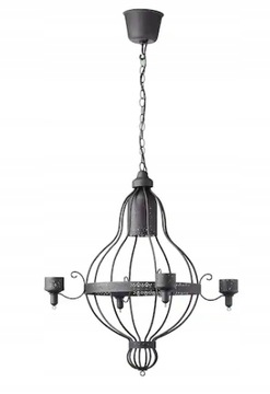 IKEA APPELVIKEN żyrandol lampa 2w1 na świece
