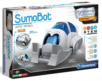 NAUKOWA ZABAWA SUMOBOT PCHA I SKRĘCA CLEMENTONI