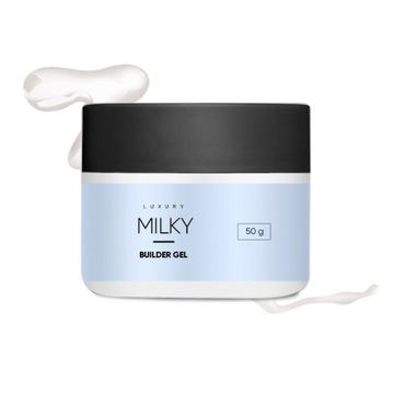 ŻEL BUDUJĄCY do paznokci Luxury MILKY Mleczny Mistero Milano 50g 2047/50