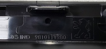 NOVÁ ORIG. LIŠTA OKNO ČELNÍ PRAVÁ PEUGEOT 5008 II 3008 - 9810111980