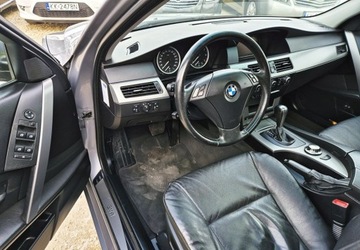 BMW Seria 5 E60 2005 BMW Seria 5 BENZYNA R6 177KM SKORA automat atrakcyjny wyglad okazja, zdjęcie 29