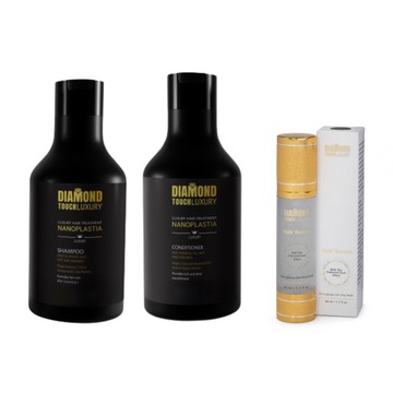 DIAMOND PO NANOPLASTII SZAMPON + ODŻYWKA + SERUM