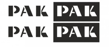 WSK PAK 2 naklejki szablony na boczki
