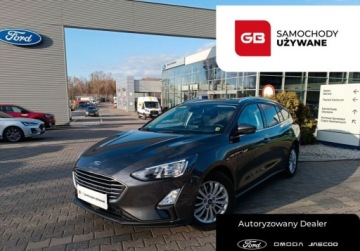 Ford Focus IV Kombi 1.5 EcoBlue 120KM 2021 Ford Focus 1.5 EcoBlue 120KM Titanium P.Zima SalonPL SerwisASO FV23 Gwaran