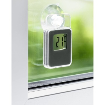 HAMA Термометр для входного и выходного окна 186397 Серый