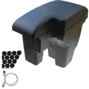 Подлокотник USB для FORD FOCUS 2014-2018 MK3 LIFT с отделением для хранения черный