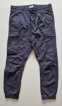 H&M Joggersy cargo spodnie 40 L bawełna