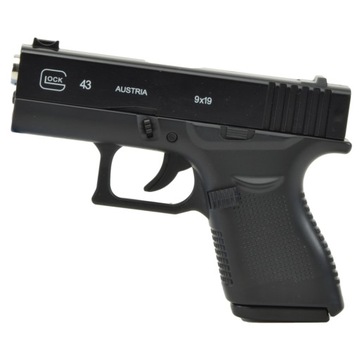ИГРУШЕЧНЫЙ ПИСТОЛЕТ GLOCK SHORT С пулями ASG, МЕТАЛЛИЧЕСКАЯ ВИНТОВКА, 800 БЕСПЛАТНЫХ ПУШЕК