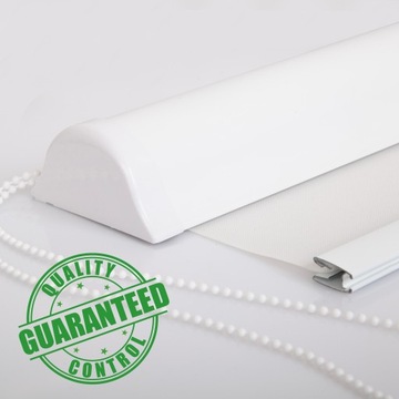 ROLETA MINI W KASECIE PCV WYMIAR DO 150 CM Z PROWADNICAMI WEWNĘTRZNE 2 CM