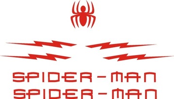 SPIDERMAN Naklejki na rower dla chłopca 161-4