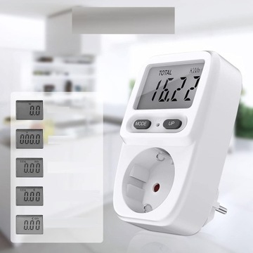 ВАТ МЕТР СЧЕТЧИК ЭЛЕКТРОЭНЕРГИИ СТОИМОСТЬ ЭНЕРГИИ ЖК-дисплей кВтч