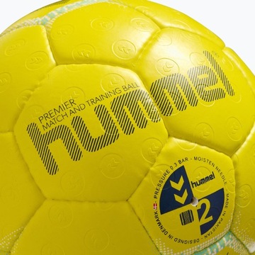 Гандбольный мяч Hummel Premier HB желтый/белый/синий размер 2