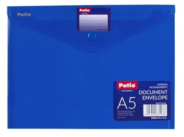 KOPERTA NA DOKUMENTY A5 PATIO PAT3139/08 NIEBIESKA