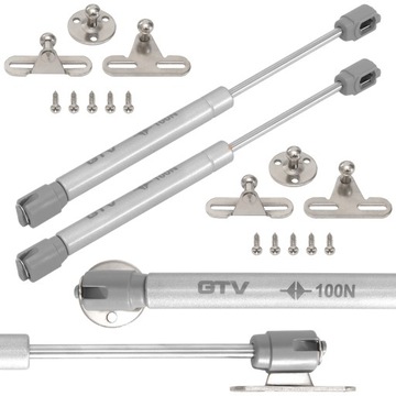 Siłownik meblowy GTV 100N 2 SZTUKI Podnośnik gazowy do frontów