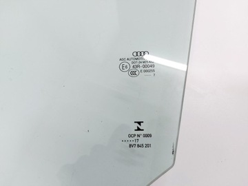 AUDI A3 8V S3 17R. SKLO (OKNO) DVEŘE LEVÝ CABRIO 8V7845201