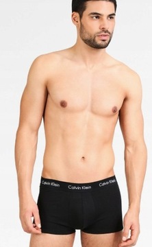 CALVIN KLEIN BOKSERKI MĘSKIE CZARNE 3 PACK M S4B