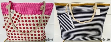 Большая тканая пляжная сумка разных цветов