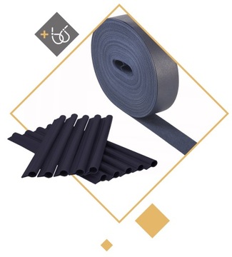 Забочная лента 4.7cmx48m +38 Clips +ультрафиолетовая крышка ограждения панель забор