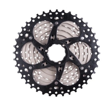 Маховик MTB черный серебристый 9 скоростей 11-40T