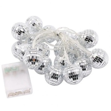 Питание от USB/аккумулятора, светодиодный диско-шар, зеркальная лампа, гирлянда, гирлянда, волшебная веревка