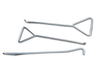 Оцинкованный крюк 55 см для перетаскивания контейнеров, ящиков для хранения