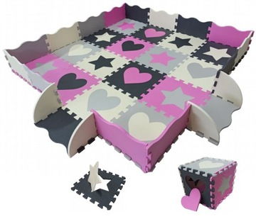MATA PIANKOWA DUŻA PUZZLE EDUKACYJNA KOJEC 36el.
