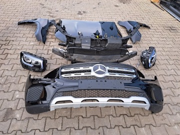 Mercedes 247 glb błotnik zderzak maska lampy pas chłodnice