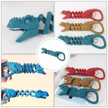 Забавные игрушки-динозавры, телескопический зажим