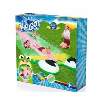 ДЕТСКАЯ ДЛИННАЯ ВОДНАЯ ГОРКА ВОДНАЯ ГОРКА + СПИННЕР-ТРЕК ГОРКА 3 СТОЙКИ