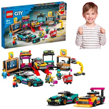 LEGO CITY WARSZTAT TUNINGOWANIA SAMOCHODÓW SERWIS