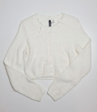 Puszysty Sweter kardigan H&M r.M