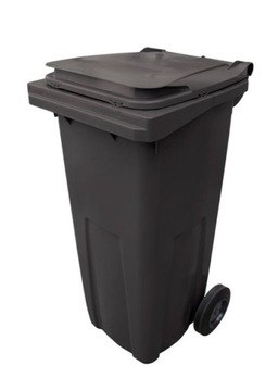 Pojemnik, kubeł, kontener plastik 120l czarny na śmieci odpady Jestic Ese