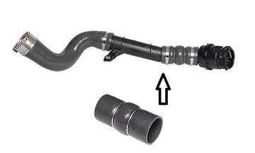 RURA WĄŻ TURBO INTERCOOLERA DACIA DOKKER / DUSTER / RENAULT CLIO IV 1,5dCi