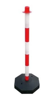 Słupek plastikowy odgradzający + podstawa 90cm