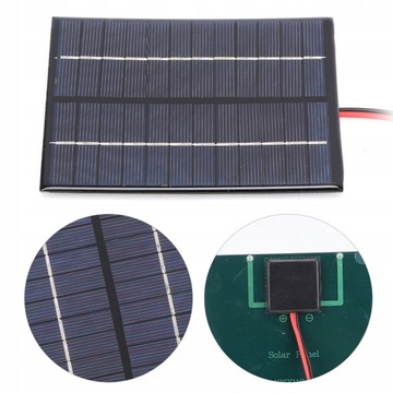 PRZENOŚNY PANEL SOLARNY BATERIA SŁONECZNA 2W 12V