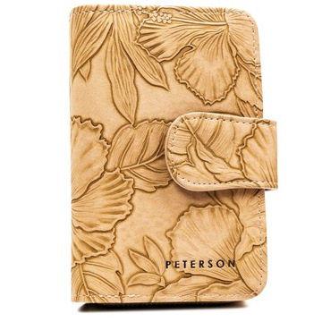 PETERSON portfel damski portmonetka damska pojemny pudełko na prezent RFID