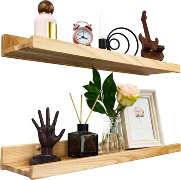 Półki ścienne wiszące Wood Wedge