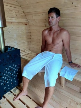 Sauna kilt pareo ręcznik SPA bawełna frotte+GRATIS