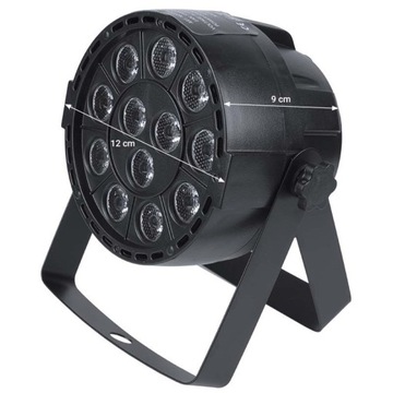 LIGHT4ME P12 PAR LED RGBW МАЛЕНЬКИЙ СВЕТ ПРОЖАК + ПУЛЬТ ДИСТАНЦИОННОГО УПРАВЛЕНИЯ