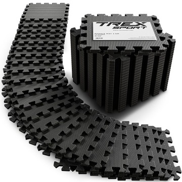 Mata puzzle piankowa gruba do ćwiczeń pod spr