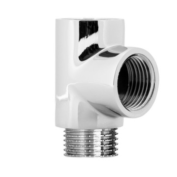 Trójnik 1/2 do grzałki łazienkowej chrom Warmtec