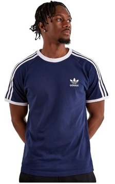 Koszulka Adidas Męska T-Shirt Granatowa r. XL Sportowa