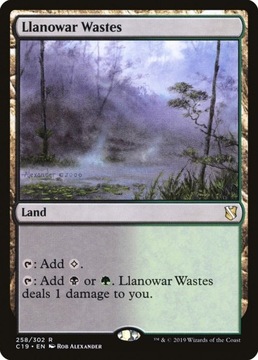 Llanowar Wastes - land BG @@@@