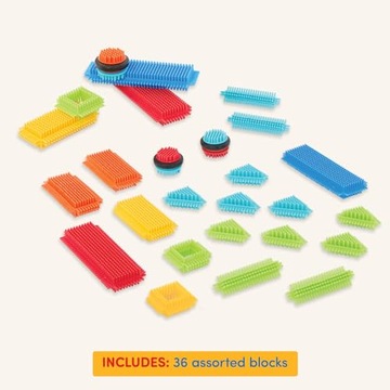 Bristle Blocks BR3115Z Interlocking Building Blocks - 36Pc Playset - STEM S
